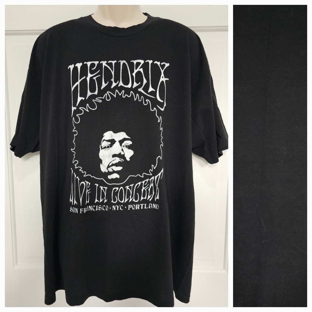 HENDRIX Live in Concert San Francisco-NYC-Portland Karl Ferris Collection 3XL